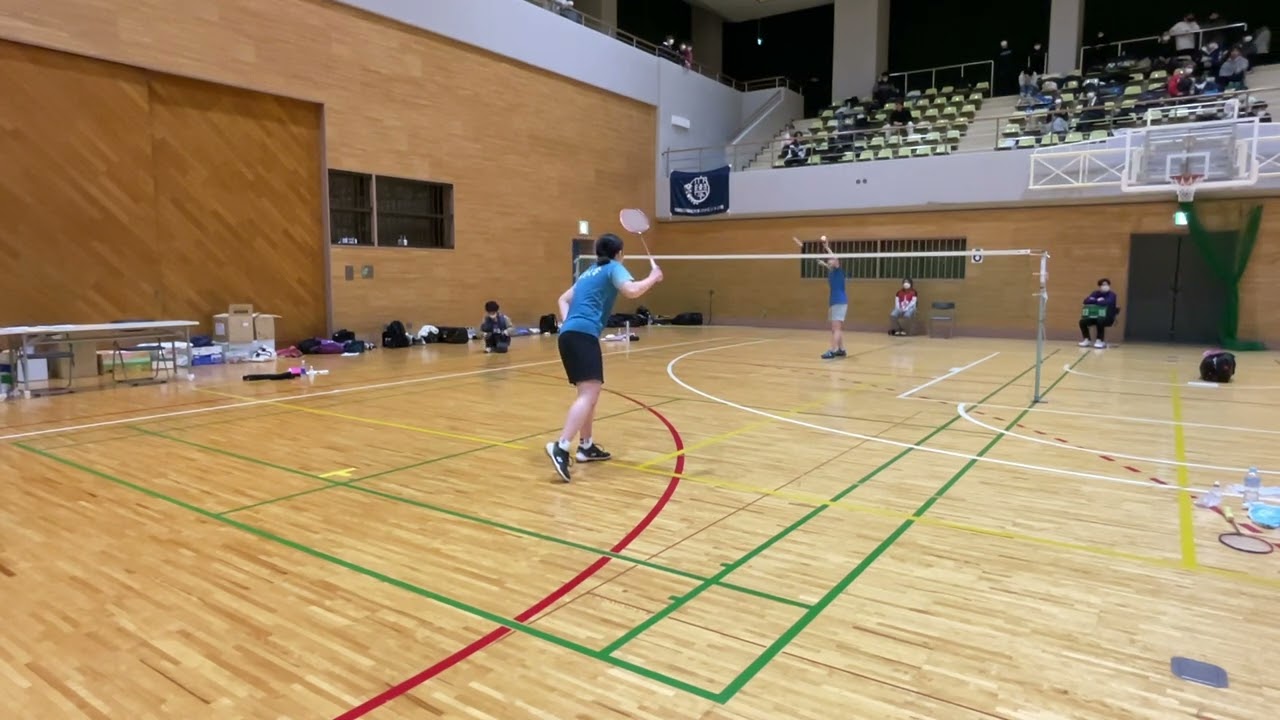 池田恵美(筑波大学)vs中村美紅(芝浦工業大学)　【関東学生バドミントン新人選手権大会】
