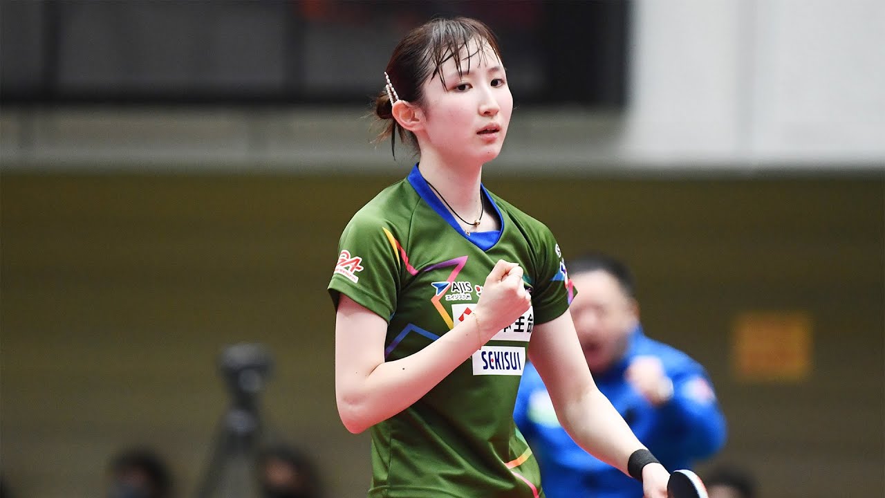 【女子準々決勝】長﨑美柚 vs 早田ひな 下カメver.｜卓球 第4回パリ五輪日本代表選考会