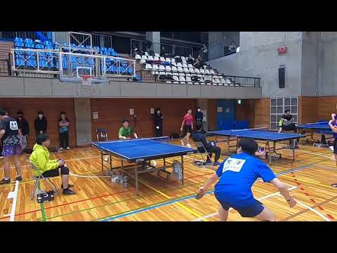 【卓球】JR東日本・打川選手と対戦！【好プレー集】