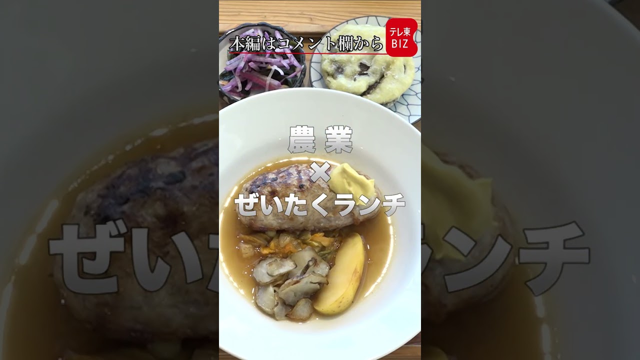 メニューは１種類！アメリカで人気のオーガニックレストラン総料理長が監修【ニッポン辺境ビジネス図鑑】（2023年5月14日）#shorts