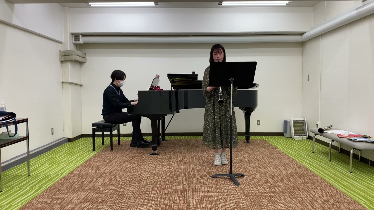 [生徒様演奏] 林美沙希Cl／小野信太郎Pf W.A.モーツァルト クラリネット協奏曲より第1楽章 W.A.Mozart Clarinet Concerto KV.622 1mov