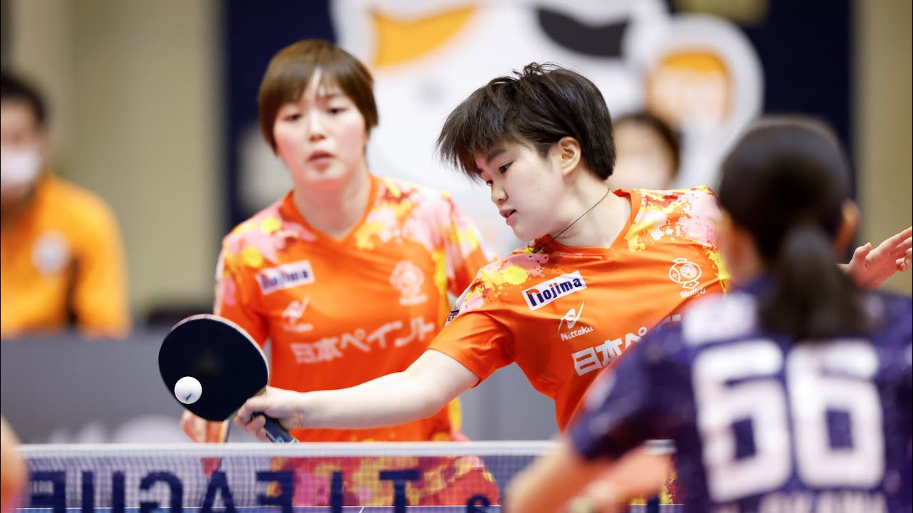 日本ペイントマレッツ vs トップおとめピンポンズ名古屋 【期間限定】あの大熱戦をもう一度！ ノジマTリーグ2021-2022 2022年01月08日 守口市民体育館