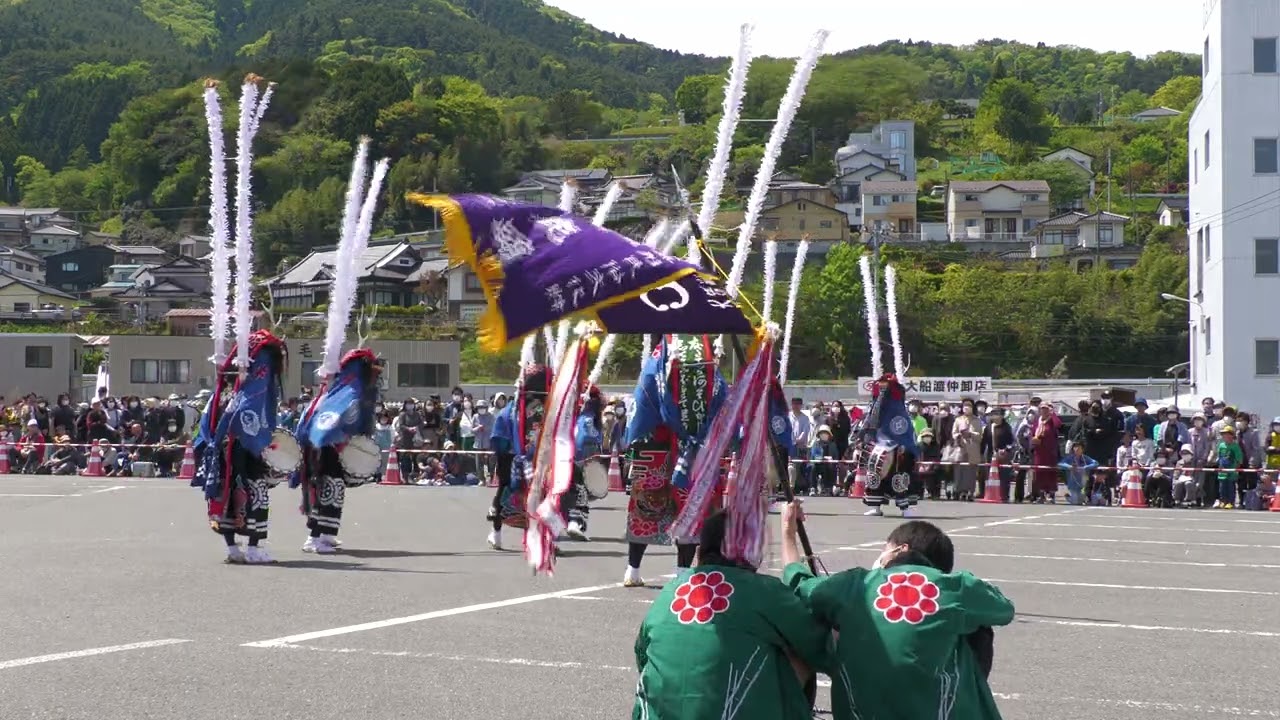 ２０２３大船渡市加茂神社五年祭「仰山流笹崎鹿踊」