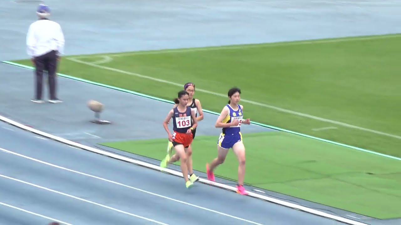 [4k高画質] 中学女子3000m　決勝　ゴールデンゲームズinのべおか