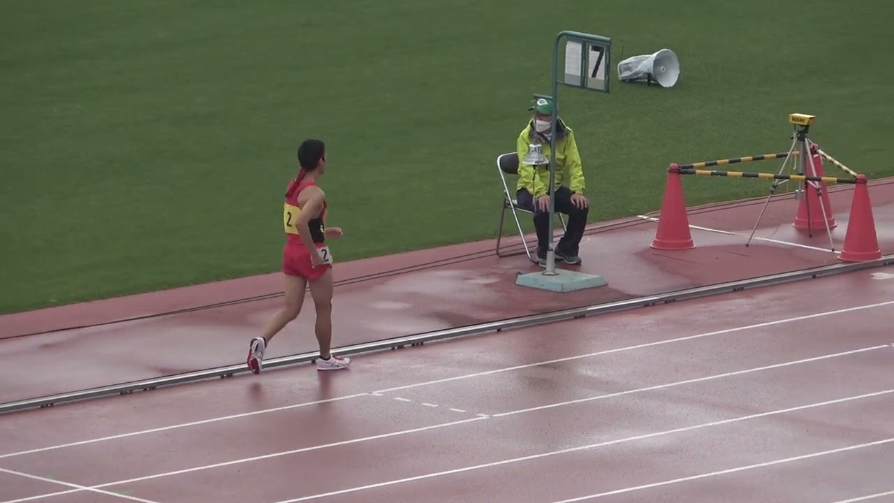 20230429150813宮崎県高校ジュニア男・女5000ｍＷ決勝 上岡 姫乃3/宮崎(宮崎商業)・ 温水 英真2/宮崎(小林)