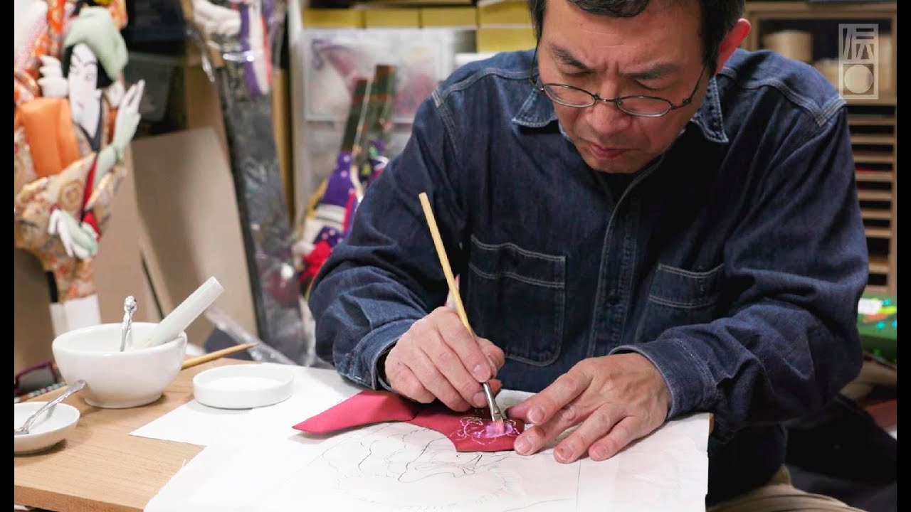 手技TEWAZA「江戸押絵」EDO OSHI-E (EMBOSSEDCLOTH PICTURES)／伝統工芸 青山スクエア Japan traditional crafts Aoyama Square