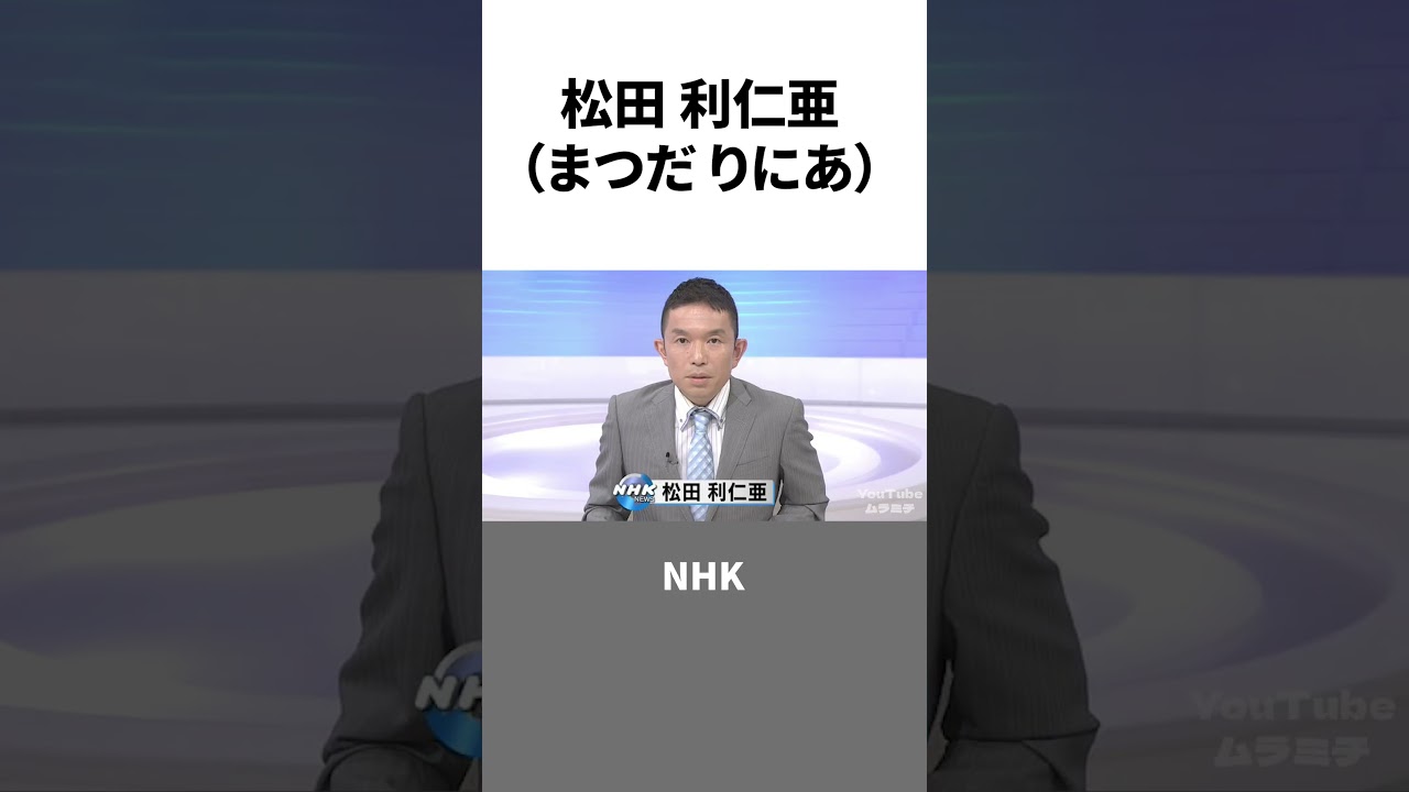 キラキラネームのアナウンサー5選 #shorts