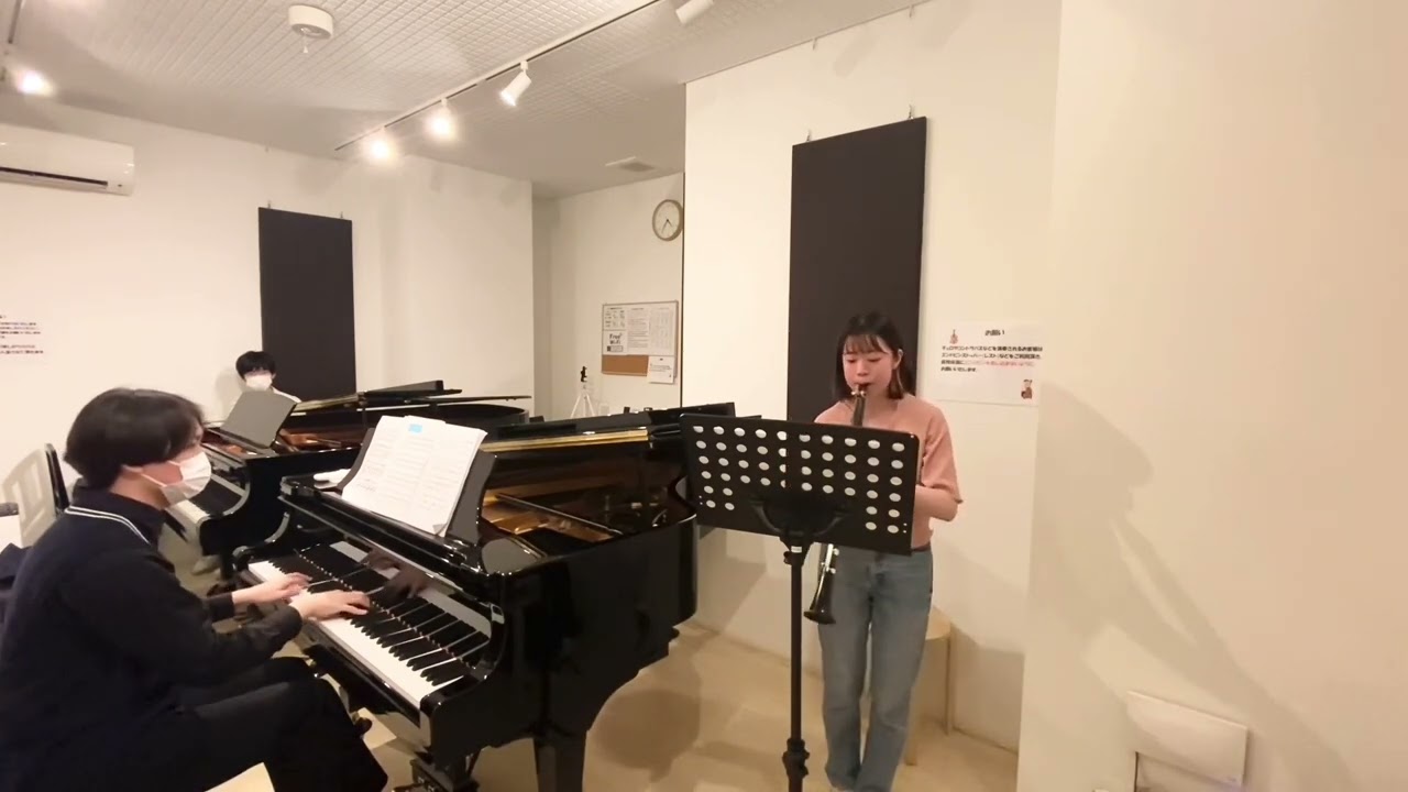 [生徒様演奏]林美沙希Cl/小野信太郎Pf P.ゴーベール：幻想曲 (P.Gaubert:Fantasie)