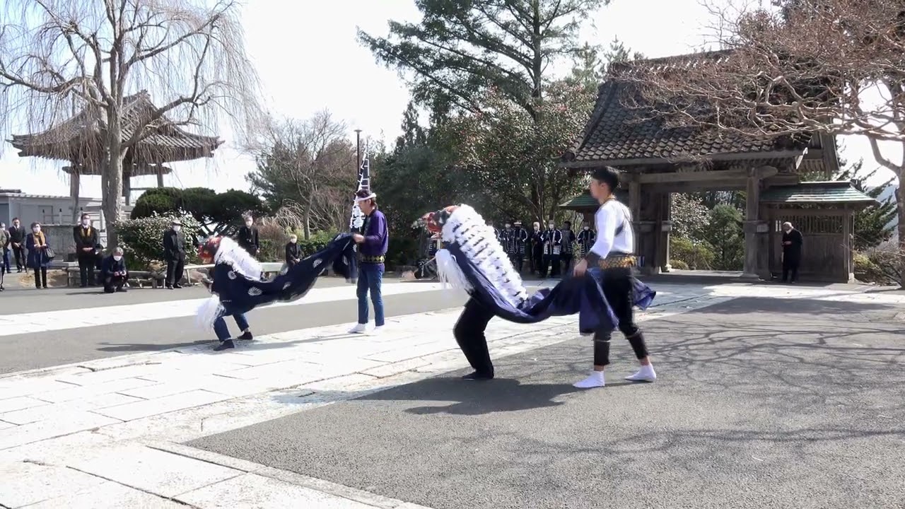 ２０２３東日本大震災１３回忌追善法要「吉里吉里大神楽」吉祥寺