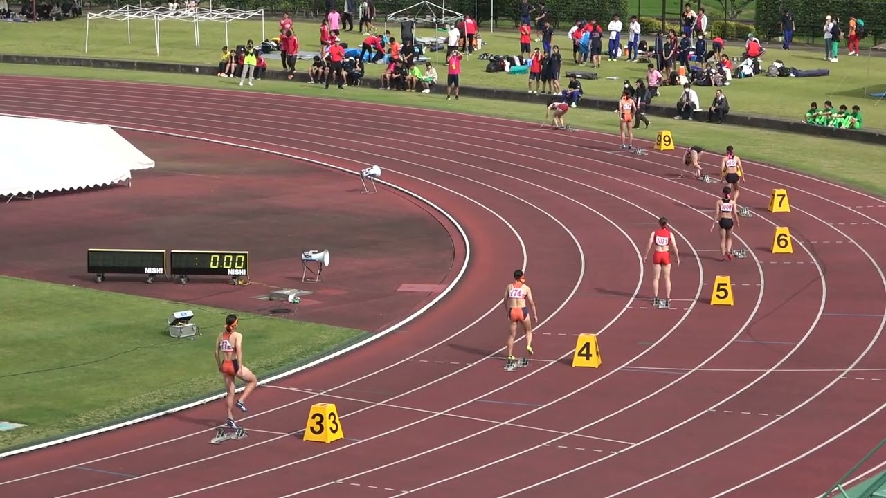 20230527155809宮崎県高校総体女400ｍ決勝 内山田 玲2(宮崎商業)56"44