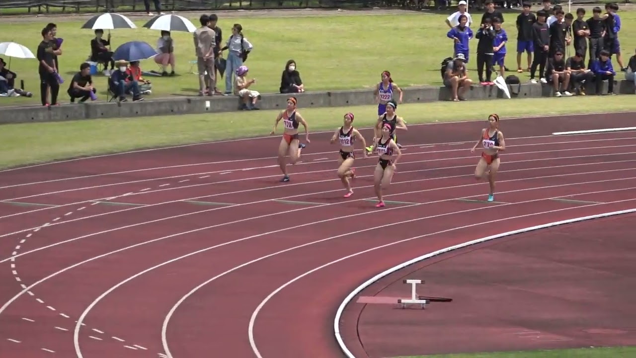 20230527105015宮崎県高校総体女400ｍ予選6組 内山田 玲2(宮崎商業)