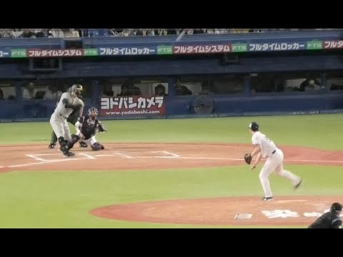 佐藤輝明、木澤尚文から走者一掃タイムリーで止めをさす 2023/5/25 VS スワローズ