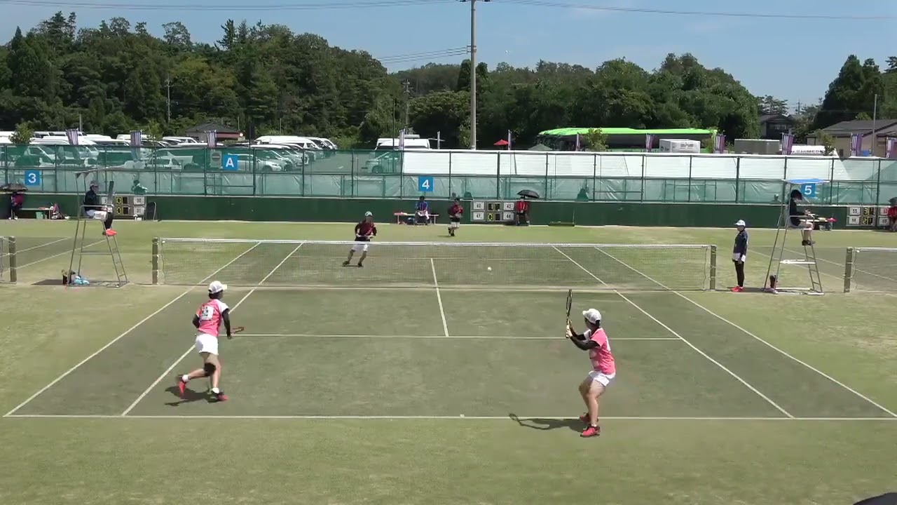 2021年IH ソフトテニス 女子個人2回戦 小川ことみ・鈴木叶(昭和学院・千葉) vs 馬上愛菜・坂本遥(磐城第一・福島)