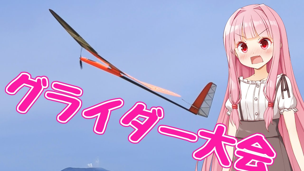 グライダー大会の様子 ラジコン飛行機