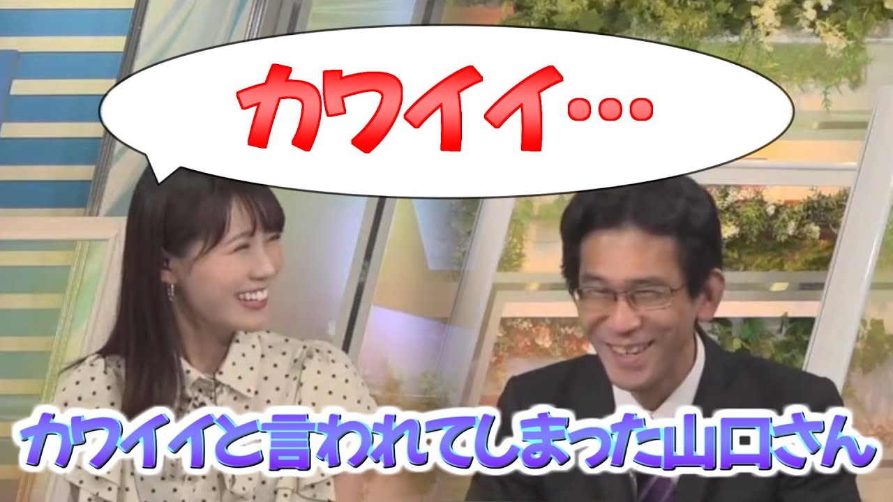 2023/05/28 戸北美月キャスターにカワイイと言われてしまった山口さん【ウェザーニュース切り抜き】