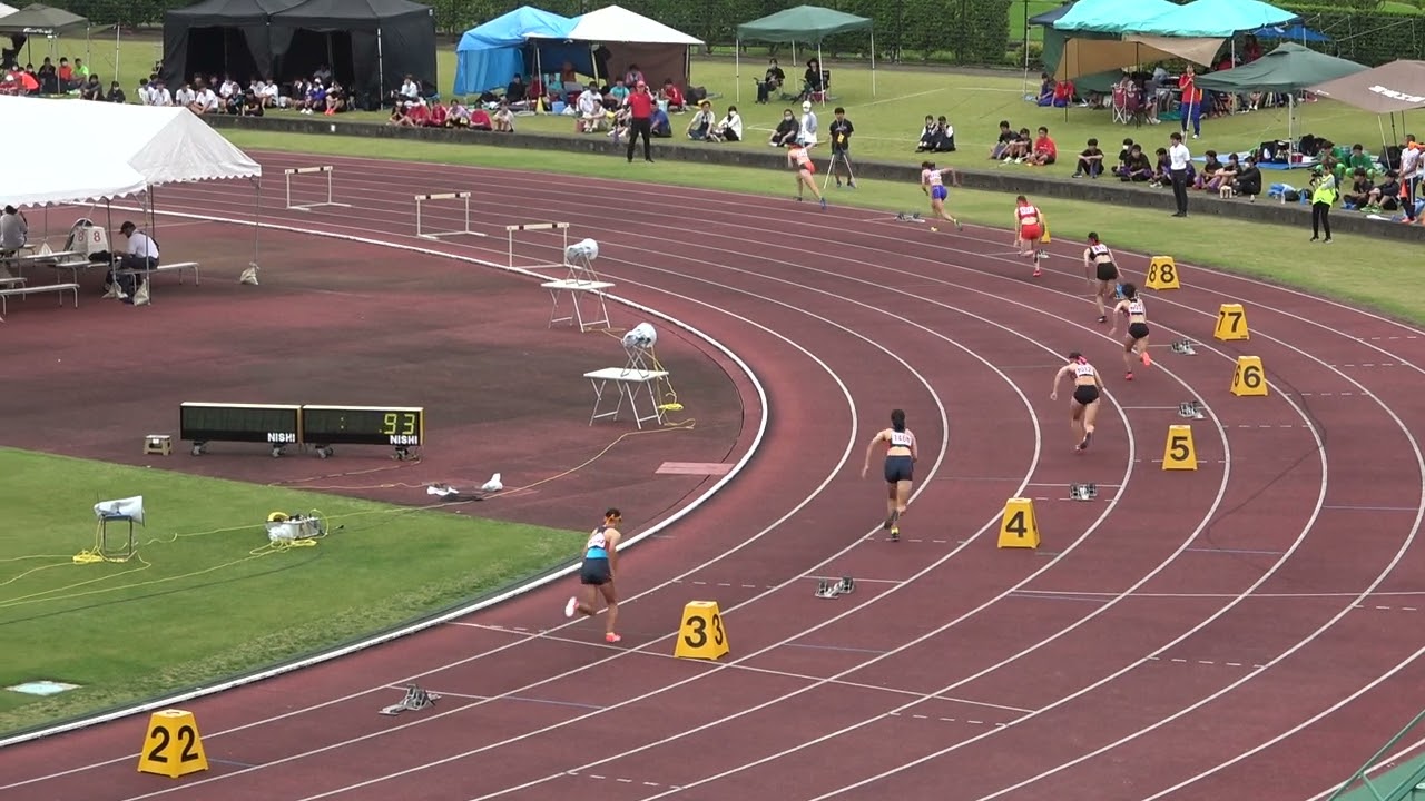 20230528150755宮崎県高校総体女400ｍＨ決勝 原田エミリー3(宮崎南)1'01"04 大会新