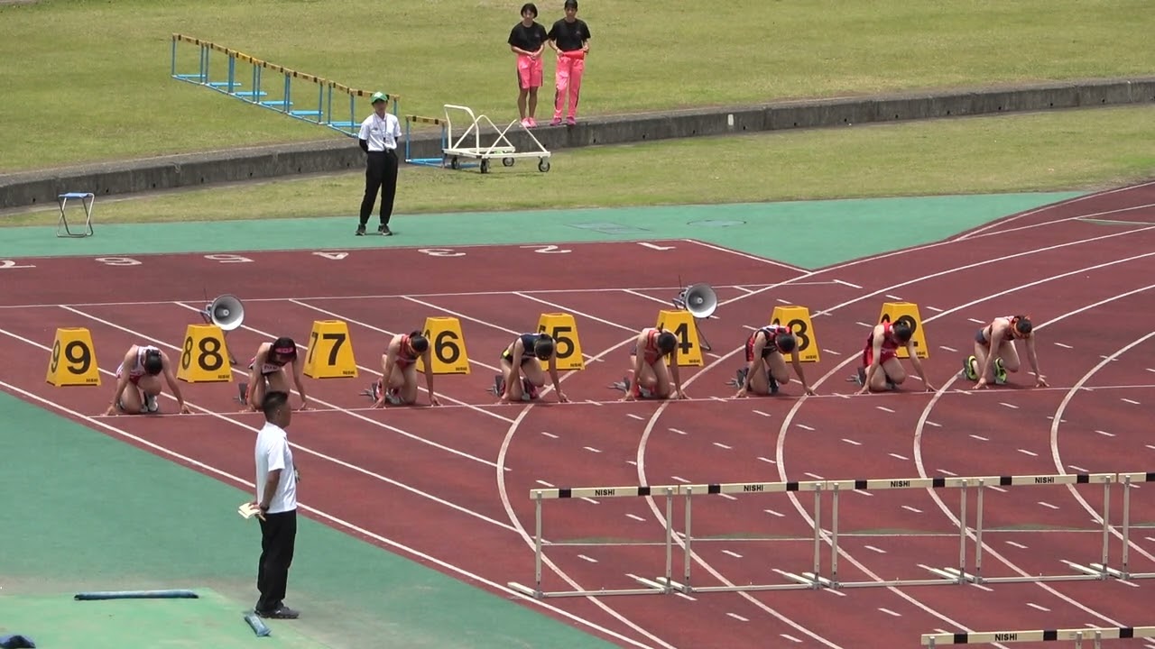 20230530121800宮崎県高校総体女100ｍＨ決勝 年増 悠那3(宮崎学園)15"09