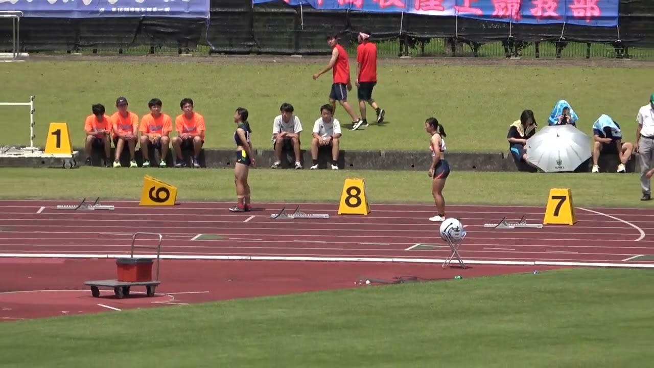 20230529134729宮崎県高校総体女200ｍ準決勝2組 北林楽衣愛1(宮崎商業)