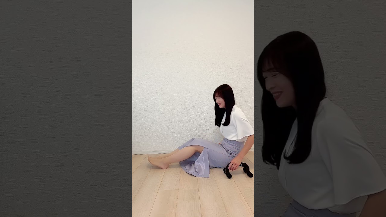 【山岸愛梨】プッシュアップバーチャレンジその2です。見てー！👀