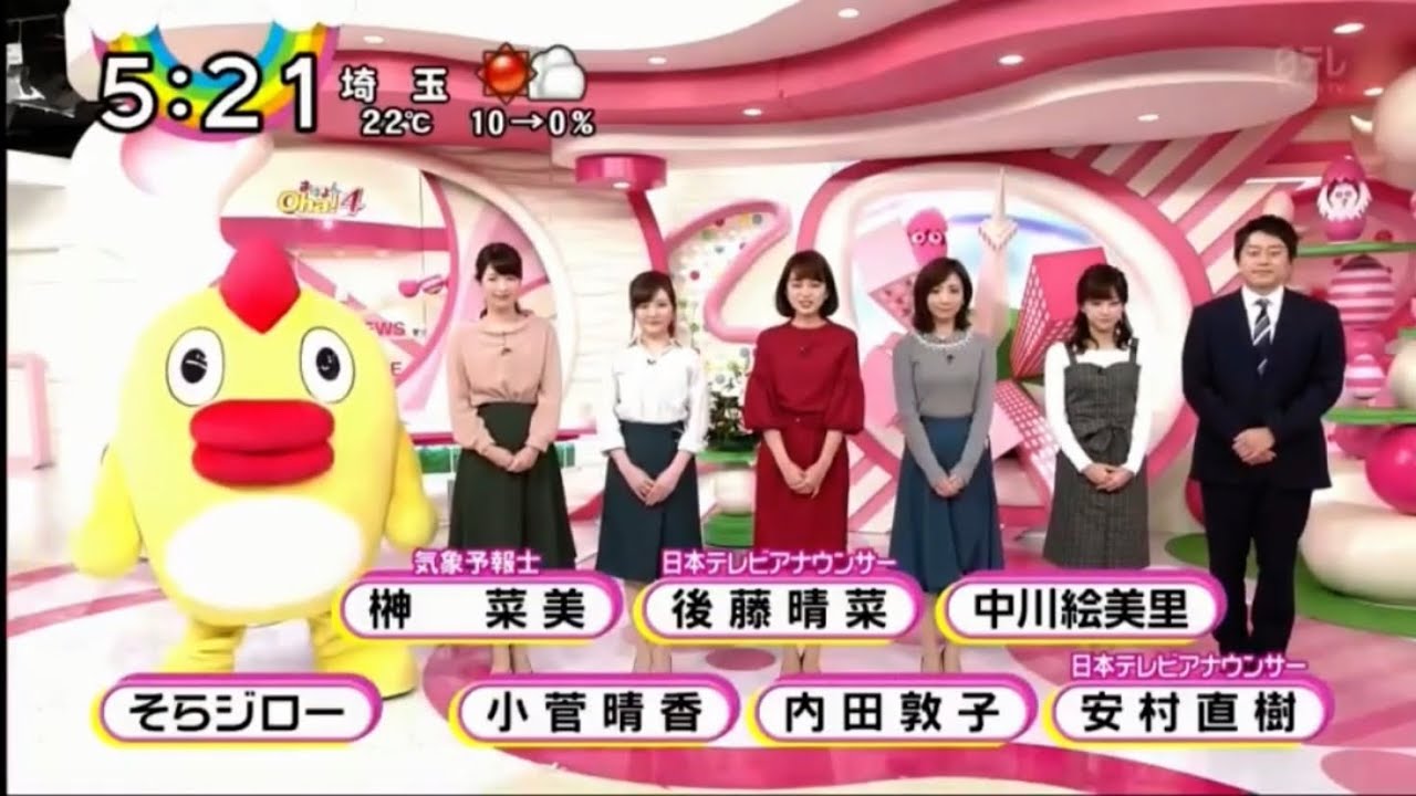 Oha!4 NEWSLIVE 5:20飛び乗り旧オープニング