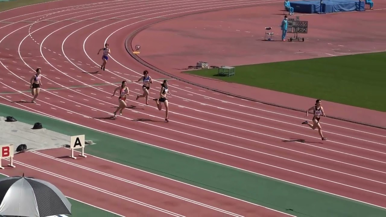 20230319105531宮崎県記録会一高女200ｍ8組 上岡 姫乃2/宮崎(宮崎商業高)