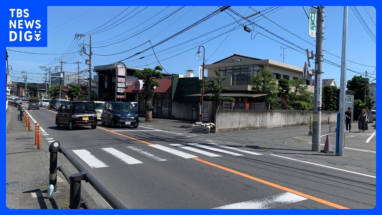 横断歩道で高齢男性が車2台に相次ぎひかれて死亡　警察は運転していた2人を現行犯逮捕　埼玉・入間市｜TBS NEWS DIG