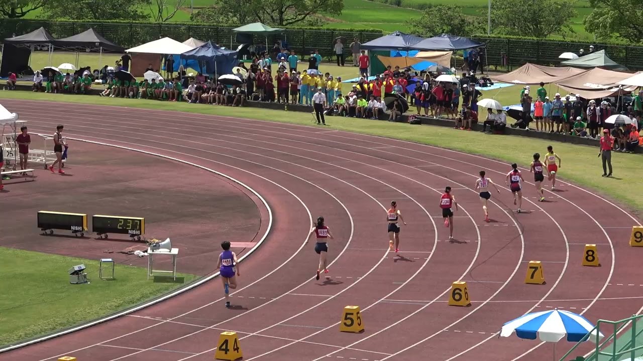 20230529100849宮崎県高校総体女800ｍ準決勝3組 河野 景3(宮崎日大)