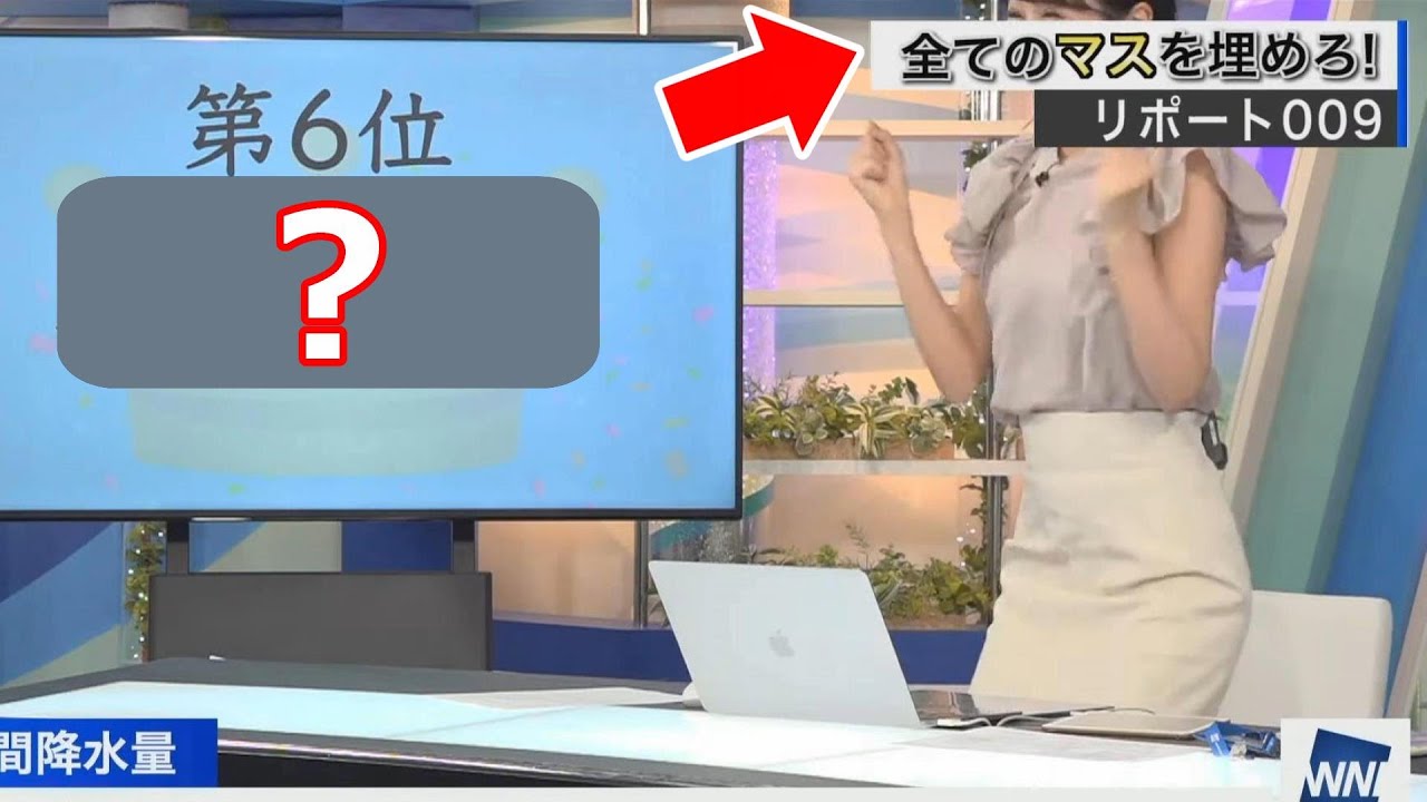 【戸北美月】興奮のあまり見切れてしまったみーちゃん【ウェザーニュース】