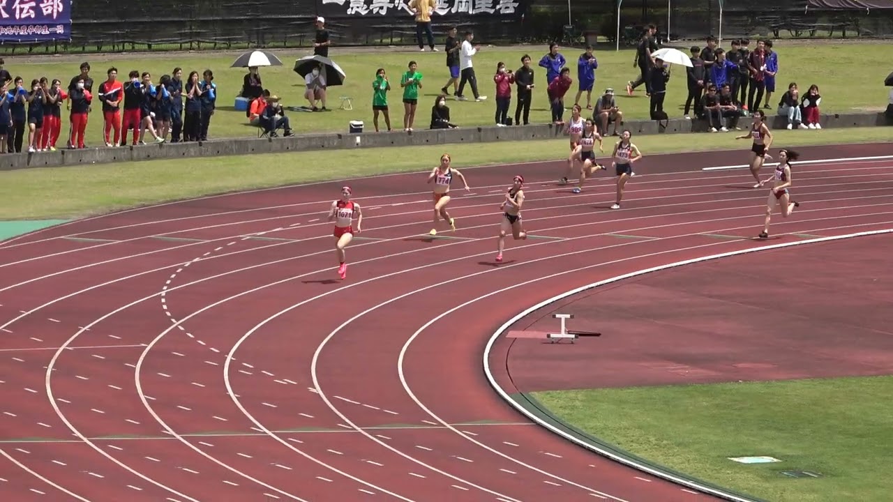 20230527104525宮崎県高校総体女400ｍ予選5組 北林楽衣愛1(宮崎商業)