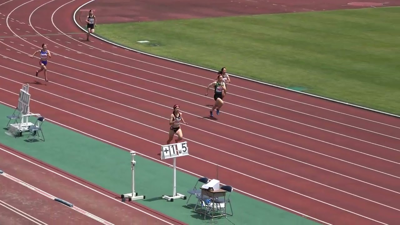 20230529110310宮崎県高校総体女200ｍ予選7組 北林楽衣愛1(宮崎商業)
