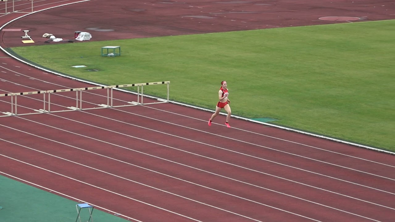 20230528115747宮崎県高校総体女400ｍＨ予選1組 原田エミリー3(宮崎南)