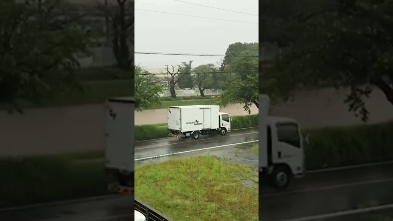 豊川市佐奈川やばし！大雨！(T_T)