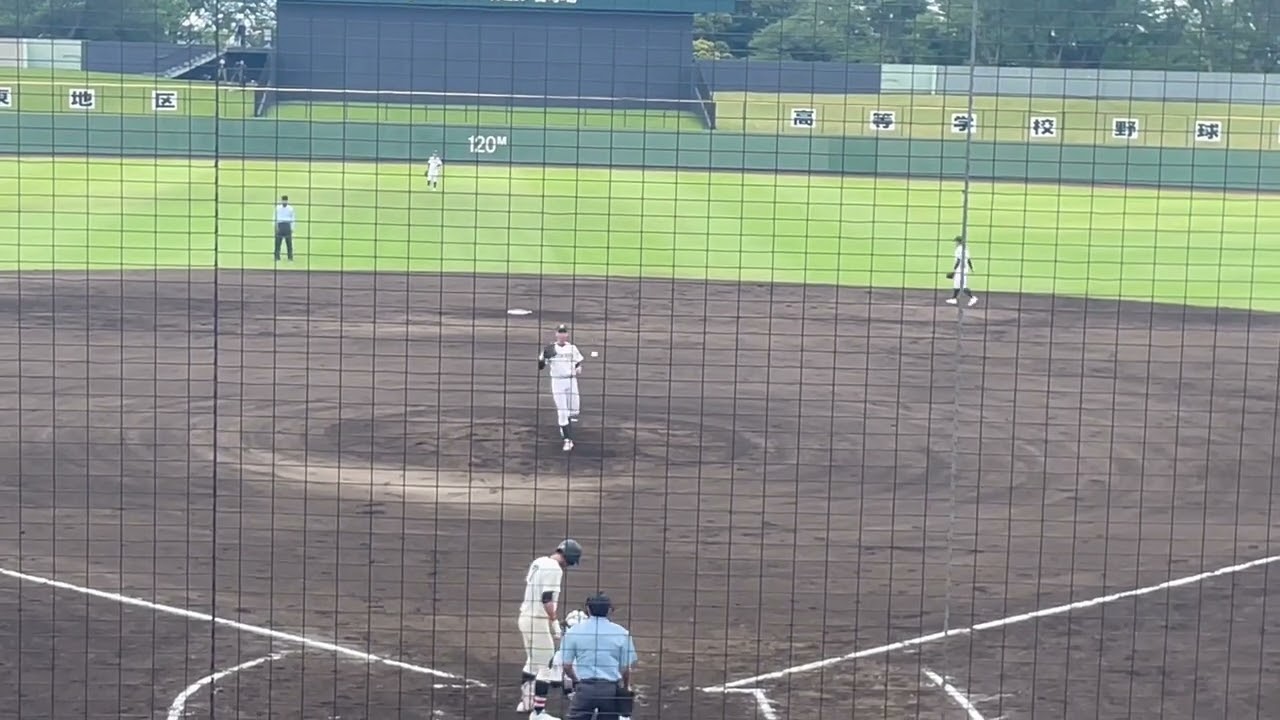 専大松戸、渡邉翼のピッチング