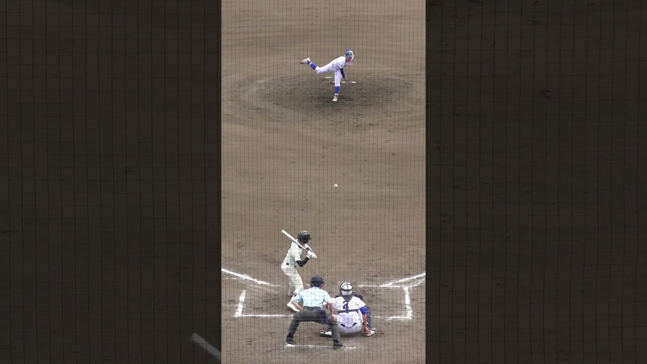 習志野高校　日下遙琉　しぶとくレフト前に運ぶ　京葉ボーイズ出身　2023.4.29