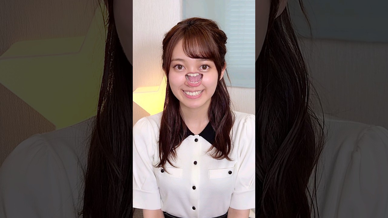 女子アナウンサーが顔パズルに挑戦してみた結果 #shorts #佐々木舞音 #女子アナ