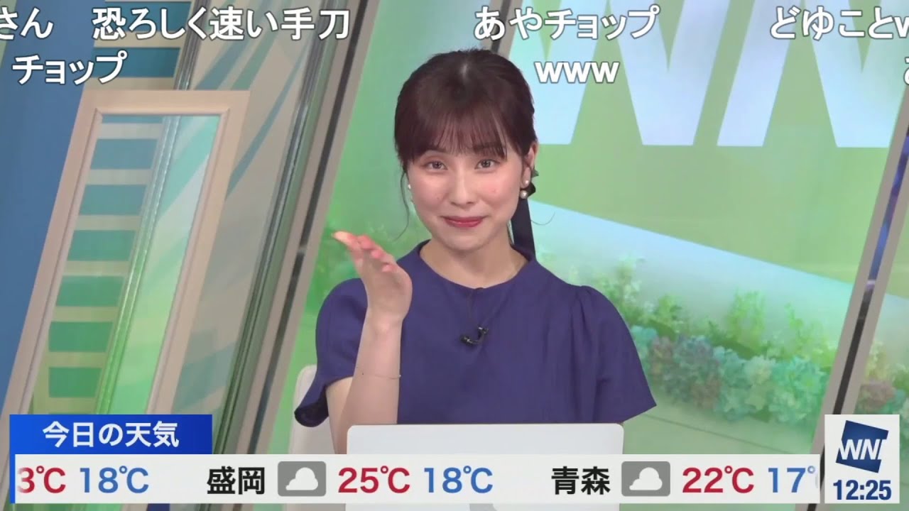 【松雪彩花】せんちゃんの千切りをYouTubeで予習したあやち ニコ生コメント付き