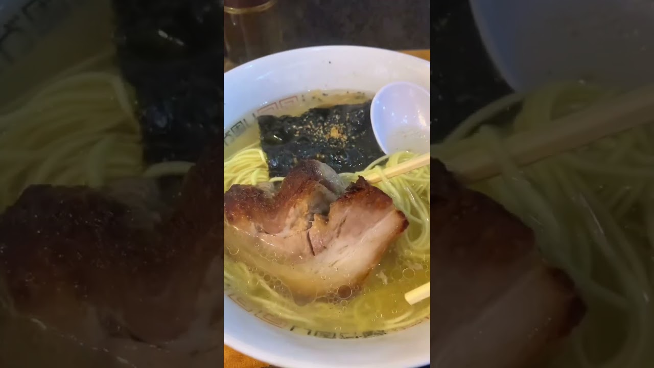 東京ソログルメ【究極のしょっぱい塩ラーメン！！】塩そば　桑ばら（池袋）#グルメ #東京 #池袋