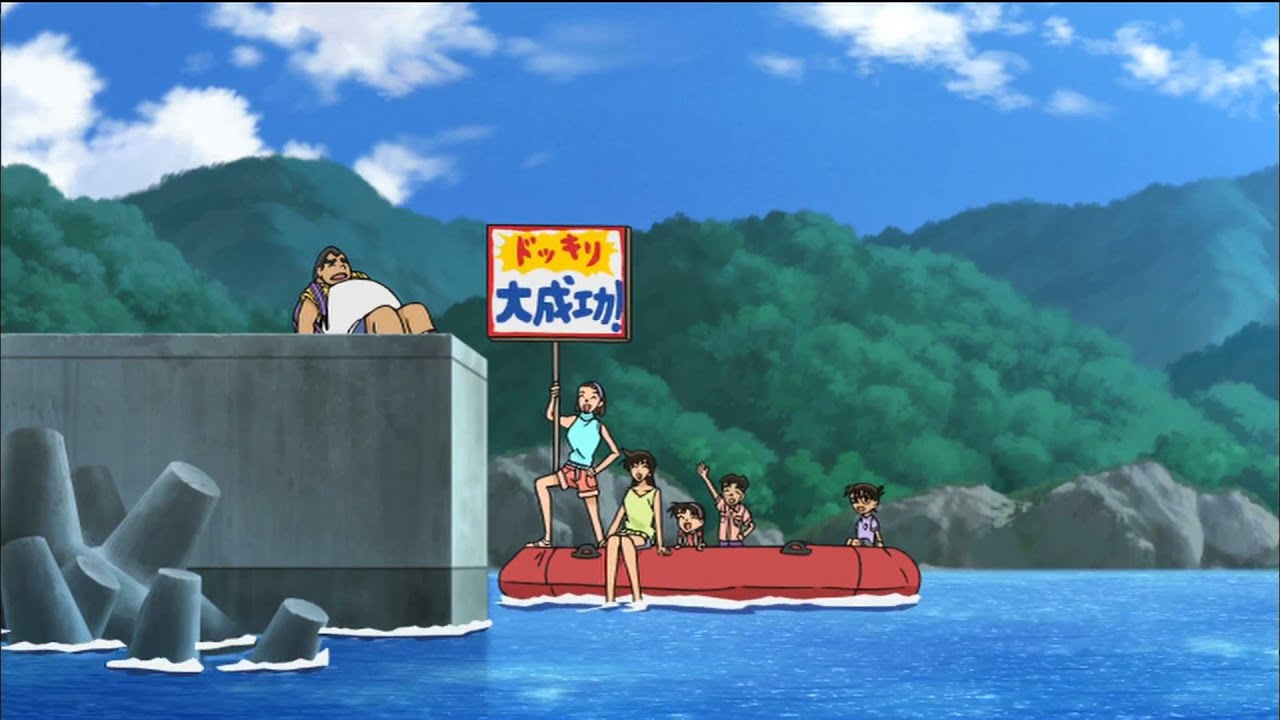 蘭と園子がコナンたち探偵団を旅行に連れ出す