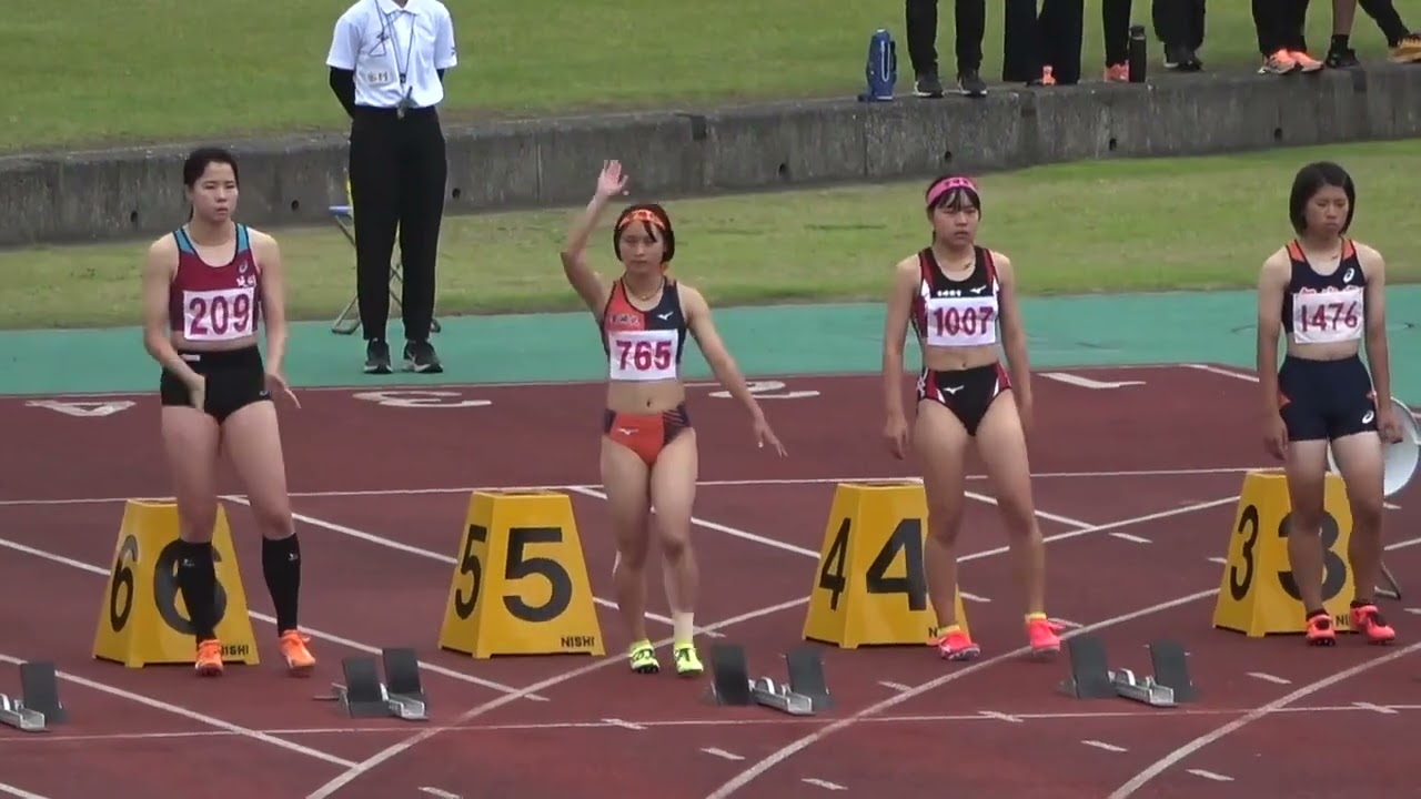2023.5.28 宮崎県高校総体 女子100m準決勝(速報)