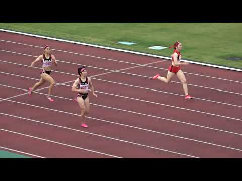 20230527 宮崎県高校総体 女子400m決勝（内山田 玲・宮崎商業2：56"44）