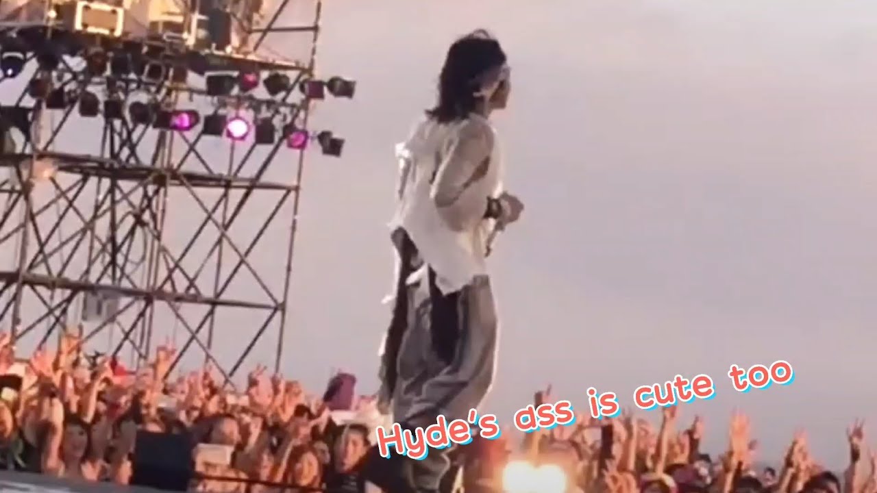 Hyde at Vamps ハイドのお尻もかわいいのぉ