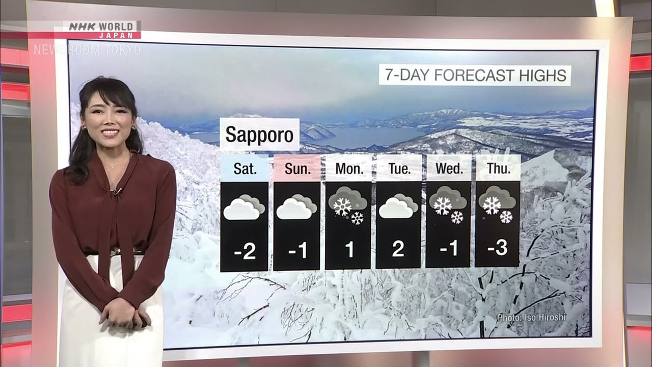 Sayaka Mori - NHK Weather 03Feb2023