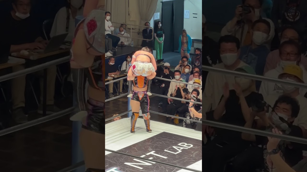 【女子プロレス】琉悪夏がひめか引退ラストでひめか必殺パワーボムを見舞う！【スターダム】