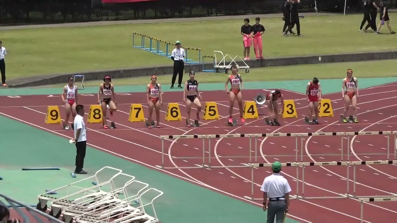 2023.5.30 宮崎県高校総体 女子100mH決勝(速報)