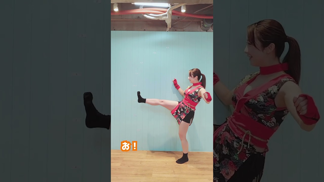 柔らかい女子は誰？足上げ柔軟チャレンジ！ #shorts