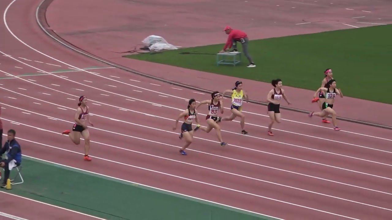 20230415144846宮崎県記録会一高女100ｍ7組 木原 蒼生3/宮崎(都城商業高)