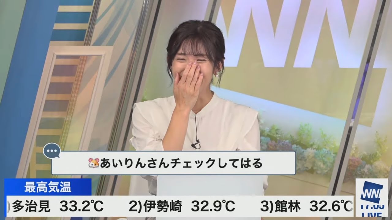 [山岸愛梨]りーちゃんに衣装室で桜特番をニコ生で監視👀していたことがバレそうになって慌てて消すあいりんさん