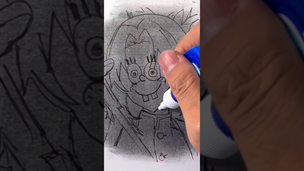 胡蝶しのぶを無駄が多い描き方で描いてみた。 #鬼滅の刃刀鍛冶の里編 #shorts