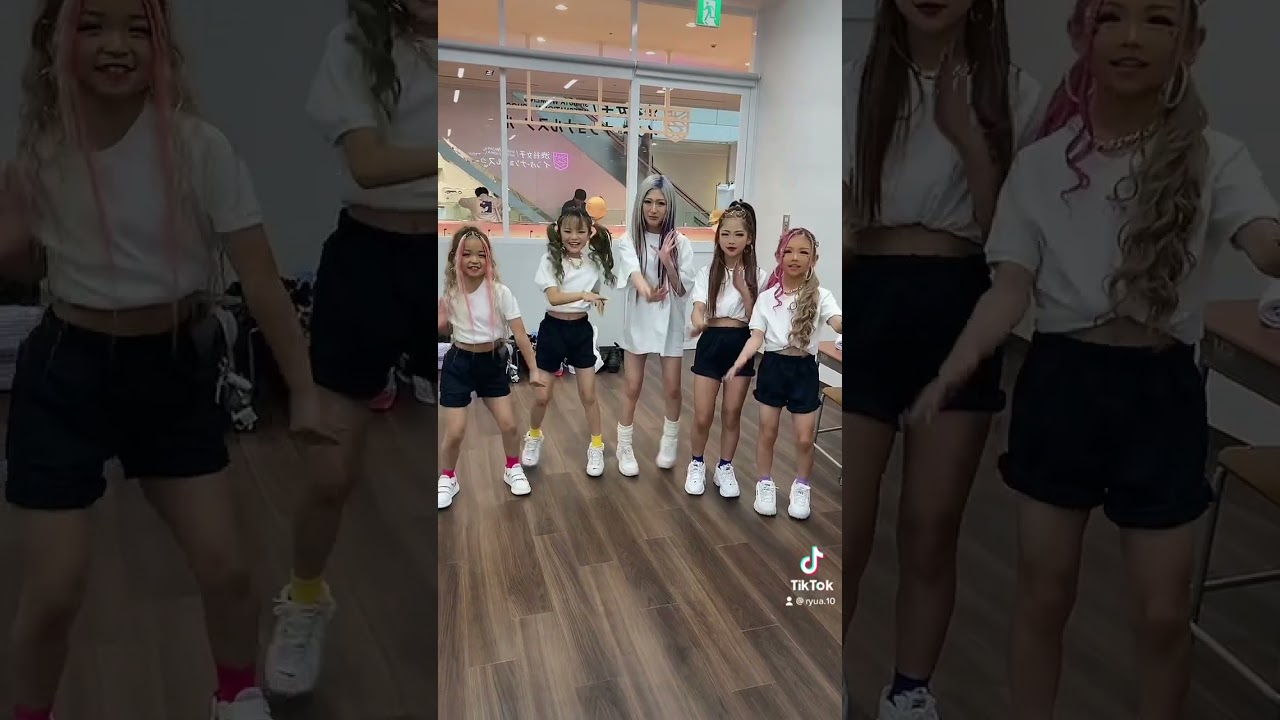 【TikTokシリーズ40】じゅなちゃんとKOGYARU専属モデルでパラパラを踊ってみた #shorts #BADBOY #CASCADA #カスケーダ #小学生ギャル #ギャルメイク【パラパラ】