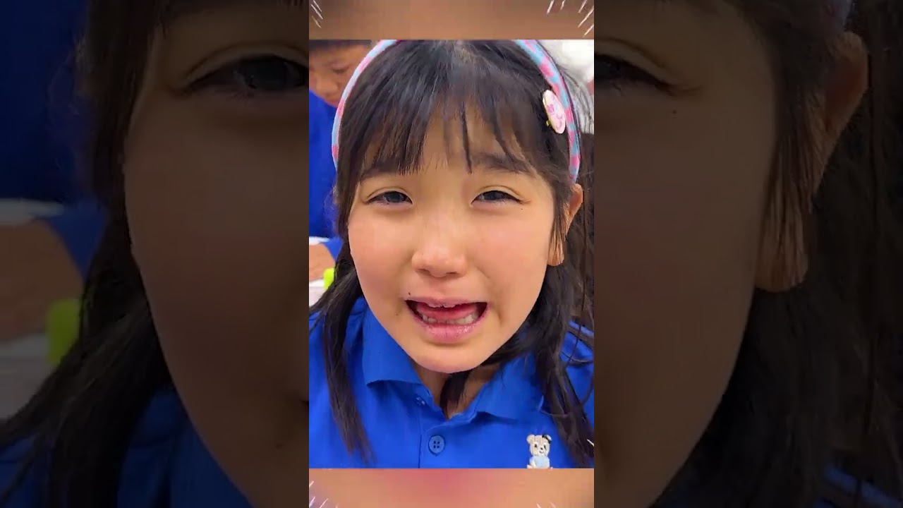 学校でみのちゃんとパパくんの授業中のとあるできごと　たけめいストーリー・れおいチャンネルコラボ #shorts